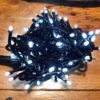 Χριστουγεννιάτικα Λαμπάκια Μπίλιες 100 Led Λευκό Ψυχρό