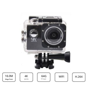 Action Camera 4K με Χειριστήριο SPORTS Αδιάβροχη