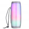 Ηχείο Bluetooth TG-157 με LED Φωτισμό - Ραδιόφωνο - Υποδοχή AUX - Κάρτα Μνήμης 10W - Grey