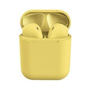 inPods 12 Earbud Bluetooth Handsfree Κίτρινο