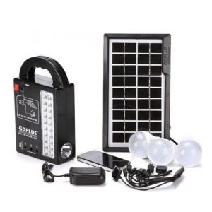 Αυτόνομο ηλιακό φωτιστικό με 3 Λάμπες Led SMD Power bank Φακός