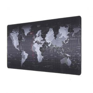 Large World Map Mouse Pad Gaming Mousepad Anti-slip Natural Rubber Base Waterproof Foldable Game Mat 90x40cm