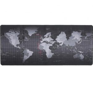 Large World Map Mouse Pad Gaming Mousepad Anti-slip Natural Rubber Base Waterproof Foldable Game Mat 90x40cm