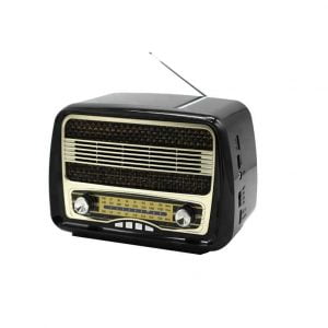 Επαναφορτιζόμενο Retro Ραδιόφωνο Bluetooth