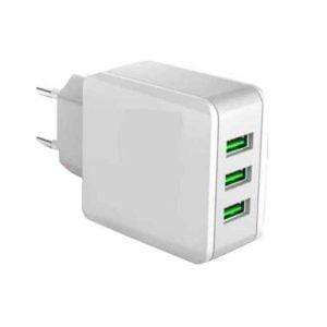 Αντάπτορας Φόρτισης με 3 Θύρες USB