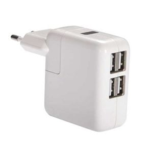 Αντάπτορας Φόρτισης με 4 Θύρες USB