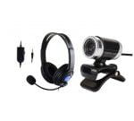 Ακουστικά Gaming με Μικρόφωνο-Web Camera
