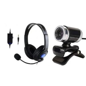 Ακουστικά Gaming με Μικρόφωνο-Web Camera