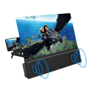 Μεγεθυντικός Φακός με Διπλό Ηχείο Bluetooth