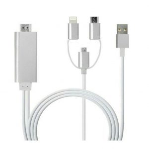 Προσαρμογέας 3 in 1 Mirascreen HDMI 1080P HDTV Cable