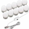 Vanity Mirror Lights LED Αυτοκόλλητος Φωτισμός Τύπου Hollywood Για Καθρέπτη