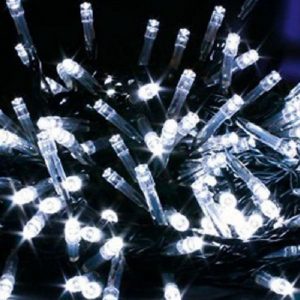 500 Χριστουγεννιάτικα Λαμπάκια LED Ψυχρό 30μ Εξωτερικού Χώρου σε Σειρά με Πράσινο Καλώδιο OEM