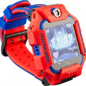 Ezra Παιδικό Smartwatch με Καουτσούκ/Πλαστικό Λουράκι Κόκκινο