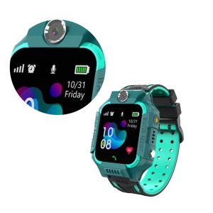 Ezra Παιδικό Smartwatch με Καουτσούκ/Πλαστικό Λουράκι Μπλε