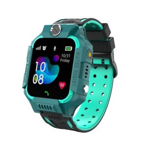 Ezra Παιδικό Smartwatch με Καουτσούκ/Πλαστικό Λουράκι Μπλε