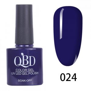 QBD Ημιμόνιμο Βερνίκι Color Gel Uv/Led Gel Polish 024 – 10ml