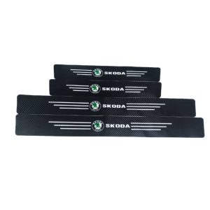 Μασπιέ Πόρτας 4 ΤΜΧ Αυτοκόλλητα Carbon SKODA