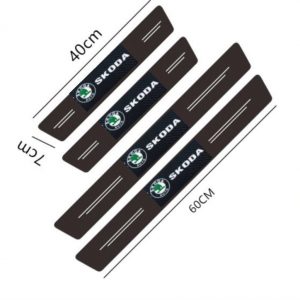 Μασπιέ Πόρτας 4 ΤΜΧ Αυτοκόλλητα Carbon SKODA