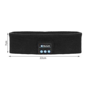Αθλητικό Περιμετώπιο Μαύρο με Bluetooth