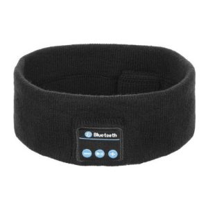 Αθλητικό Περιμετώπιο Μαύρο με Bluetooth