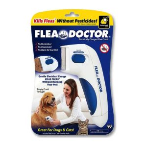 Factory Doctor Ηλεκτρική Χτένα Σκύλων για Αφαίρεση Ψύλλων