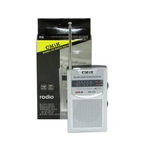 Φορητό ραδιόφωνο με μπαταρίες Fm-Am Cmik MK-203 Silver
