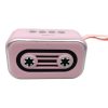 OneDer KD-02 Ηχείο Bluetooth 3W με διάρκεια μπαταρίας έως 4 ώρες Ροζ