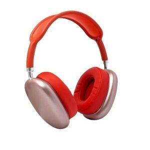 P9 Plus Ασύρματα/Ενσύρματα Over Ear Ακουστικά Κόκκινα
