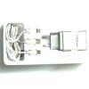 Treqa Φορτιστής με Θύρα USB-A και Καλώδιο USB-C Λευκός (CS-214)