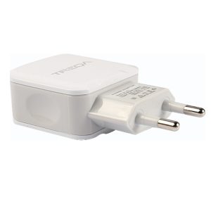 Treqa Φορτιστής Χωρίς Καλώδιο με Θύρα USB-A Λευκός (CH-617)