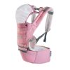 Κλασσικός Μάρσιππος Pink με Κάθισμα Babycarrier Aiebao A0570