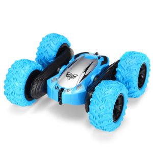 Xt Monster Τηλεκατευθυνόμενο 3388 2.4G Stunt RC Car Double -Sided Vehicles 360 Rotation Blue