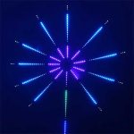 Σετ Ταινίες RGB Led σε Σχήμα Πυροτεχνήματος με App Εφαρμογή