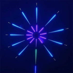 Σετ Ταινίες RGB Led σε Σχήμα Πυροτεχνήματος με App Εφαρμογή