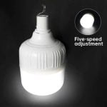 Επαναφορτιζόμενη Λάμπα Led μαζί με Ηλιακό Πάνελ