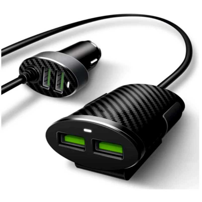 Φορτιστής Aυτοκινήτου με 4 Θύρες USB Φορτιστής Aυτοκινήτου με 4 Θύρες USB