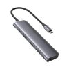 Andowl Q-HU806 USB 3.0 Hub 3 Θυρών με σύνδεση USB-C Γκρι