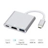 Andowl USB-C Docking Station με HDMI 4K PD Ασημί (AN-Q-308)