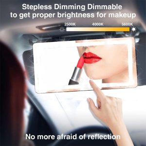 Car Makeup Mirror with LED lights - Led Καθρέφτης Αυτοκινήτου