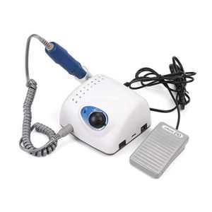 ZS-705 Τροχός Νυχιών Ρεύματος 35000rpm με Πεντάλ σε Λευκό Χρώμα 65W