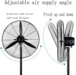 Ανεμιστήρας Ορθοστάτης 130W Διαμέτρου 65cm