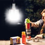 Επαναφορτιζόμενη Ηλιακή Λάμπα LED