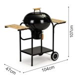 Φορητή Ψησταριά BBQ Κάρβουνου με Σχάρα