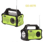 Ηλιακό Σύστημα Φωτισμού με 4 Λάμπες Bluetooth - Αναλογικό Ραδιόφωνο