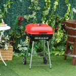 Τροχήλατη Ψησταριά BBQ Κάρβουνου