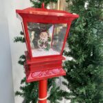 Χριστουγεννιάτικος Στύλος Φωτισμού με Χιόνι 110cm
