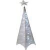 Χριστουγεννιάτικο Δέντρο με Led Φωτισμό 210cm Silver