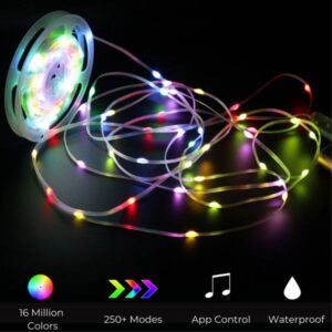 Φωτάκια Led RGB με Αισθητήρα Ήχου & Χειριστήριο