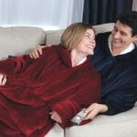 Κουβέρτα Fleece με Μανίκια και Κουκούλα