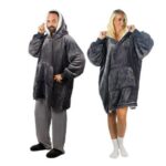 Κουβέρτα Fleece με Μανίκια και Κουκούλα